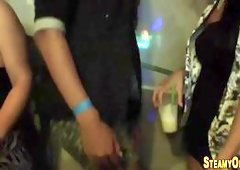 Party whore sucks big rod