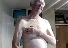 Strip and cum, after cum, onanism
