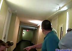 Gaystraight twink cumdrenched at hazing