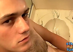 Furry Unexperienced Straightie Bryce Corbin Fapping off for Jizz
