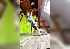 U want to learn some pole dance positions - check out my latest clip on Youtube search there for: PoleKatzZ and maybe u li ...