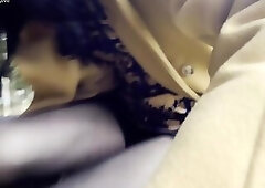 HA32Cheongsam exposed masturbated squirted, and the floor was covered with semen and water!