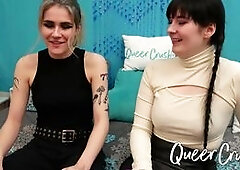 QueerCrush interview with Adalind Gray and Amelia Ivory