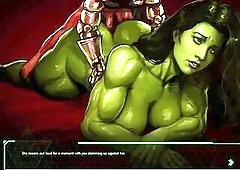 My Lawyer Got Fat Green Tits And Ass - All She-Hulk Scenes - Behind The Doom