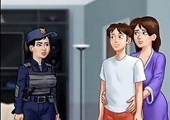 Step-siblings get frisky in the pool at home