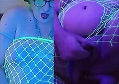 Double Mint Cum a Green Goddess hologram