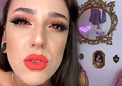 Hottest brunette solo webcam masturbation 2