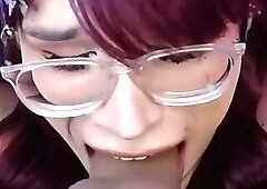 Self sukking and Eats own cum