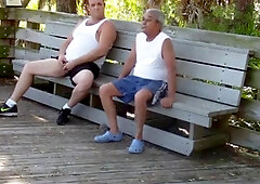 older gays have sex in public park 3