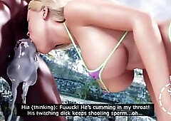 Hawt mother i'd like to fuck screws with boss on the beach - CG toon porn episode