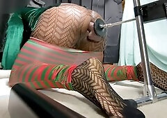 Bubble butt, black ass play, anal masturbation