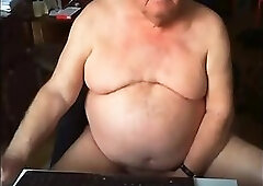 grandpa stroke on webcam