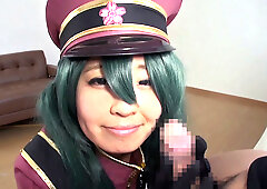 Army Officer Cosplay Sexy Blowjob - CosplayInJapan