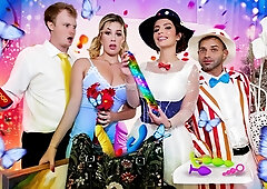 Sultry Babe Gets Her Tight Ass Pounded And Filled With Loads Of Cum