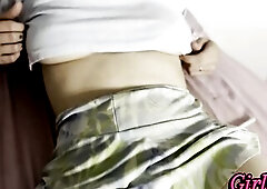 To get some milk in her little booty, this babe called her spouse's ally. That Argentinian woman is a doxy.