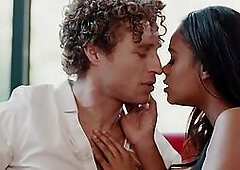 Dirty black ebony fucked by big dick in wet pussy hole