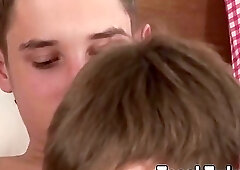 Slim men enjoy sucking on each other and roughly banging