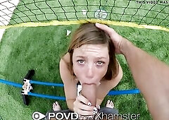 POVD BADMINTON gets built twat moist - POV BANG