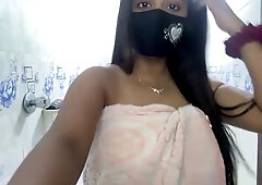 Feel raw Indian passion in a model's daring intimate strip display