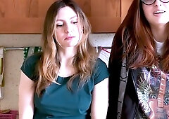 Two inexperienced honeys with phat innate melons love