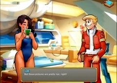 Video game, spycam, animated