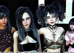 Eight girlfriends have different raunchy experiences part 1