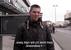 CzechHunter.com - Slamming hard in tandem with young Czech guy amateur