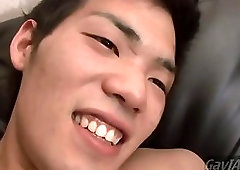 Asian Guy Gets Hogtied