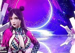 [MMD] (G)I-DLE - TOMBOY Hot Kpop Dance Ahri Akali Evelynn Kaisa League of Legends KDA