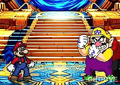 MUGEN: Supah Mario & Sonic The Hedgehog X Wario & Dr. Robotnik