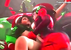 NEW 3D Shemale FUTANARI 2023 Game Sex Animations Part 3