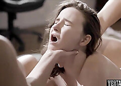 Immersion therapy ends in double penetration