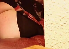 Large Ass Girlfriend Takes Cum Discharged In Her Twat