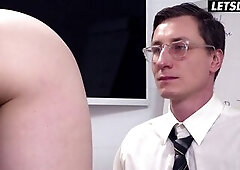 I Grabbed His Weenie Right in the Office... Then This chab Bent Me Over