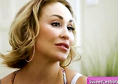 Teen sexy lesbo beauty tempted by breasty mature ally and have a fun soaked climax - Ryan Keely, Katrina Colt