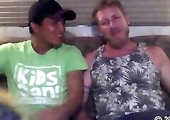 Straight 27 yo first time playing with a guy while watching porn after drinking