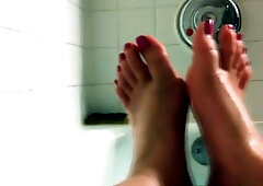 Webcam amateur tasha sky entertains a voyeurs foot fetish w