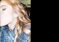 On the way to dinner, Jia's date shows her his recent ride - and eats her cunt right on the spot! They're not making it to the restaurant.