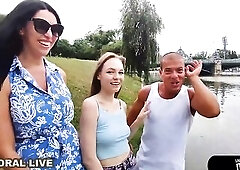 Sloppy Oral pleasure Leads To Penetration Of Her Taut Hairless Cunt!