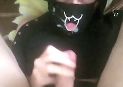 wonderful yiff male likes to cum in his own throat