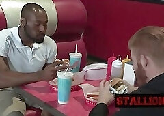 Two Muscled Gay Couples Fuck After Sucking Their Throbbing Cocks