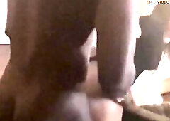 Amateur sexy girlfriend shared with ebony dude