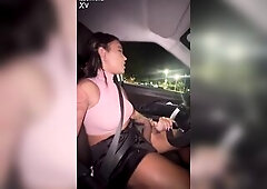 Tranny masturbating her biggest rod with a lot of milk in public