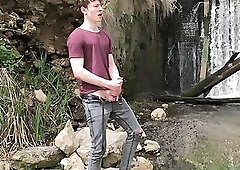 Naughty Teen With Big Dick Tries Not To Get Caught Masturbating – Perfect Dick Size – Uncut