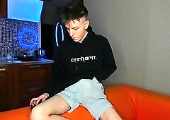 Messy Hair Morning Wood Shy Twink Drains Overnight