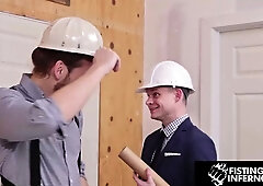 HANDBALLING INFERNO - Giant Pecker & Thicker Knuckle – Andrew’s Bum Opened up on Company Time
