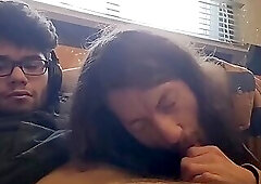 Sucking off 20yo twink in the morning