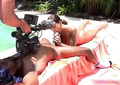 Big black cock, tittyfuck, huge