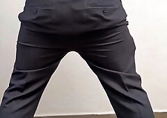Torrid instructor finishes off the milk he had from 2 weeks sans fuckfest
