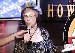 Rapping grandma, raps rap music and gets spanked on her booty on The Howard Stern Show. old porn. so cute, hawt grandma :) x